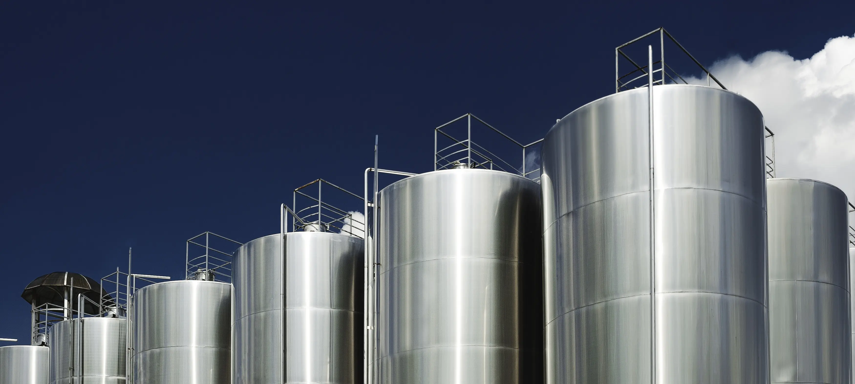 Tanques de almacenamiento para la industria alimentaria y de bebidas, y PROTEGO® cuenta con los equipos adecuados para ello