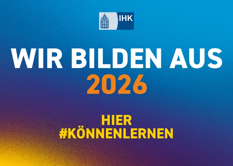 IHK Braunschweig certification logo, recognizing the company's commitment to quality vocational training and education.